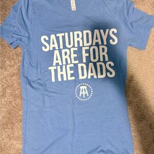 Bella Canvas Light Blue Kids Tee with White Text